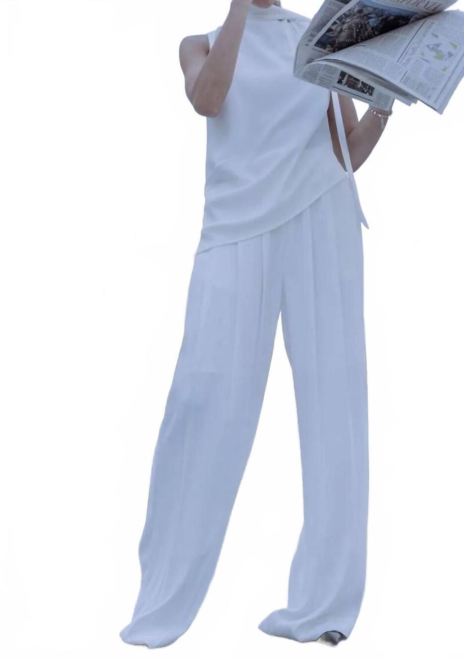 NEW D.ARK oona pants in white